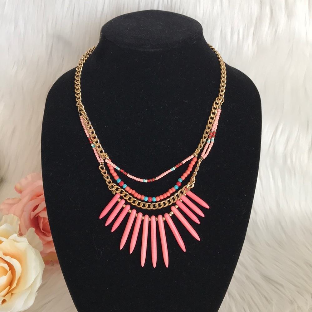 Beaded Statement Necklace